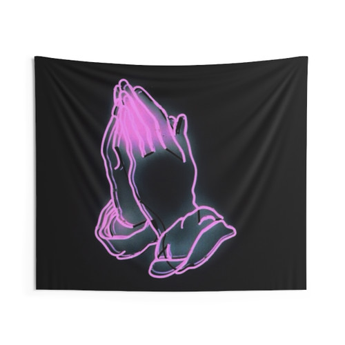 Vibrant Prayers Tapestry - Colorful Home Decor