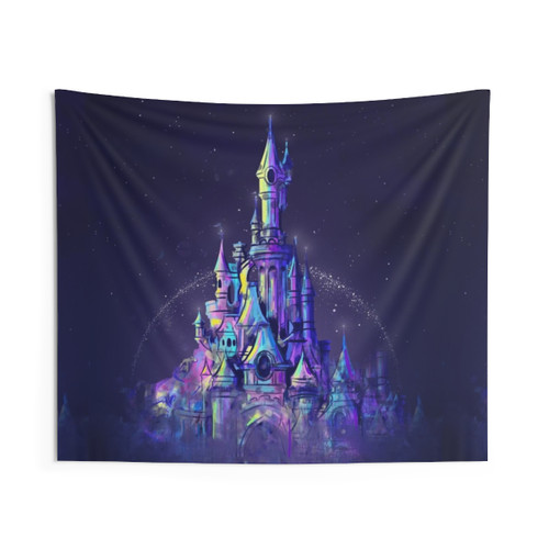 Magical Princess Castle Kingdom Tapestry