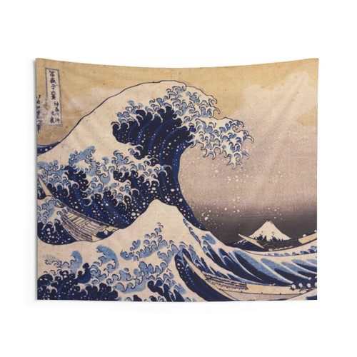 Hokusai's Great Wave off Kanagawa Tapestry