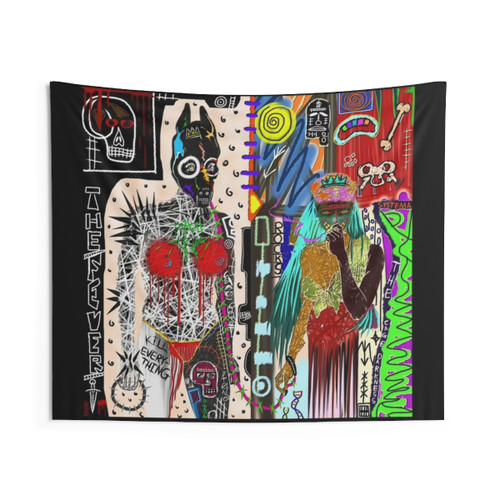 The Money Store Trash Catalog Version Tapestry - Death Grips Album Cover Art