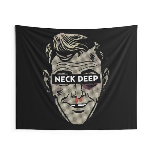 Neck Deep Tapestry - Alternative Rock Wall Hanging