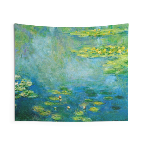 Impressionist Waterlilies Tapestry by Claude Monet