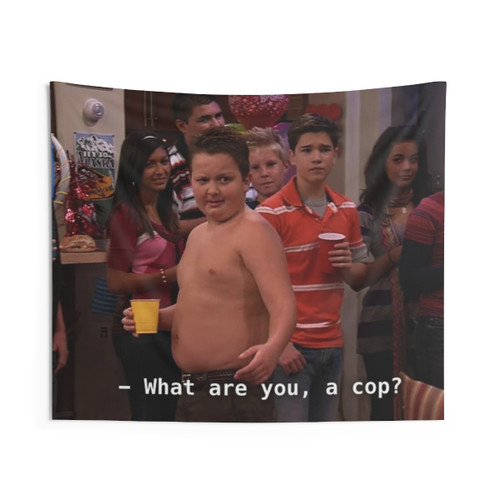 What Are You, a Cop? Tapestry featuring Gibby from iCarly