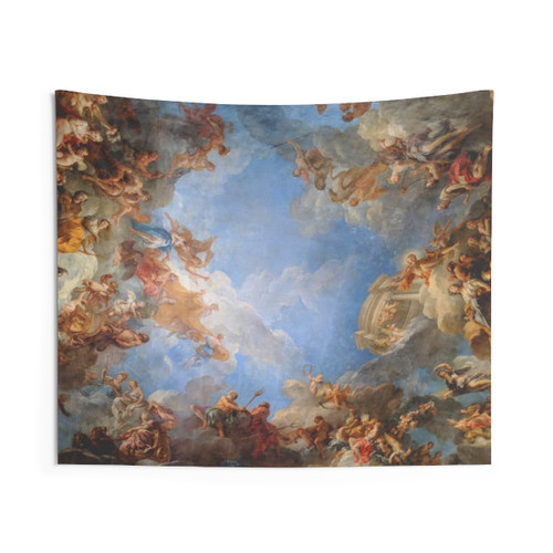 Fresco of Angels in Palace of Versailles Tapestry