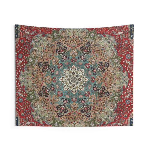 Vintage Antique Persian Tapestry Wall Hanging