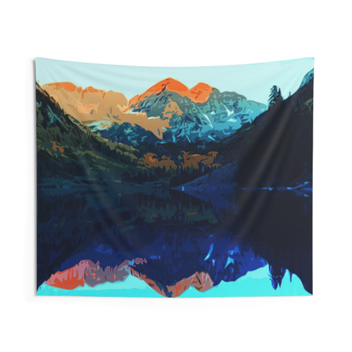 Maroon Bells Landscape Tapestry