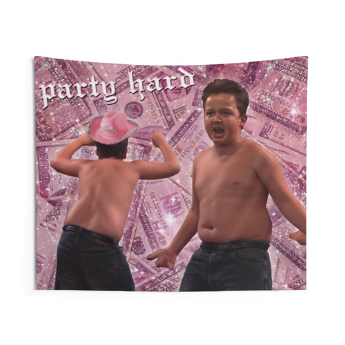 Gibby Party Energy Tapestry - Funny College Dorm Room Decor
