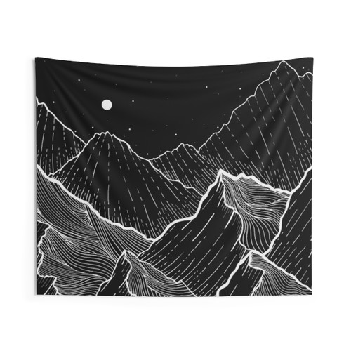 Sea Mountains Tapestry Wall Hanging