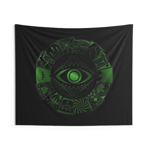 Fears Wheel Tapestry - Boho Wall Hanging