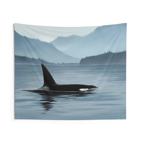 Nootka Sound Killer Whale Tapestry