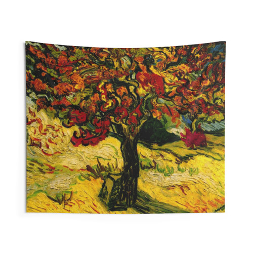 Van Gogh Mulberry Tree Print Tapestry