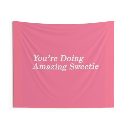 Motivational Kardashian-Inspired Tapestry