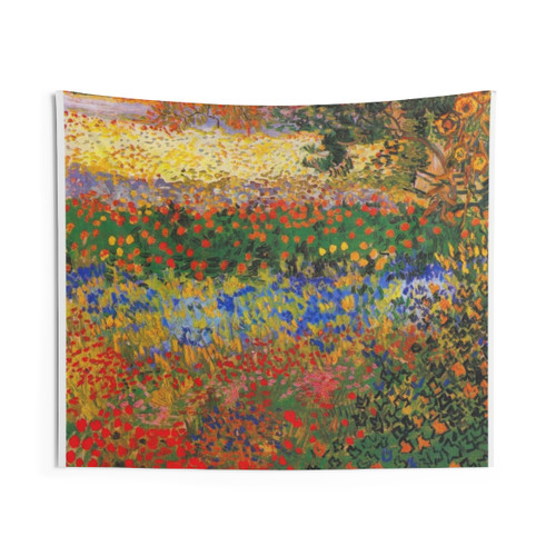 Van Gogh Flower Garden Tapestry