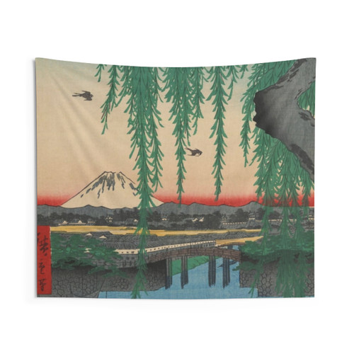 Mount Fuji Ukiyo-e Japanese Art Tapestry