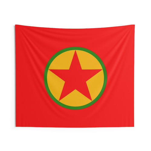Kurdistan Workers' Party Tapestry - Revolutionary Wall Hanging