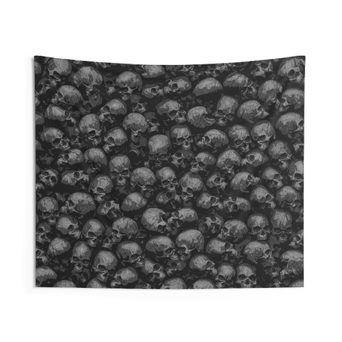 Gothic Skull Tapestry Wall Decor