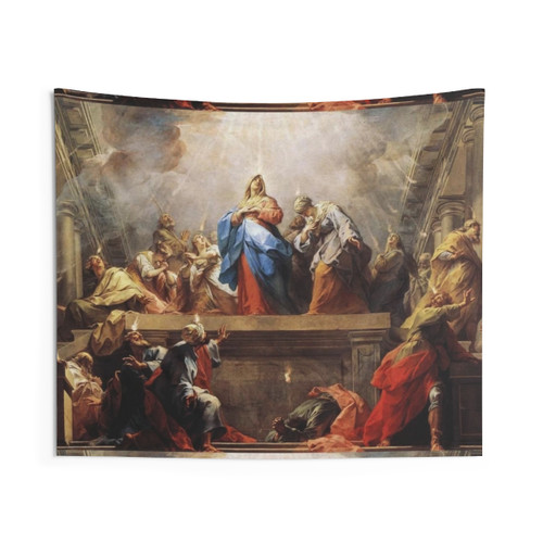 Pentecost Tapestry - Vibrant Christian Catholic Wall Art