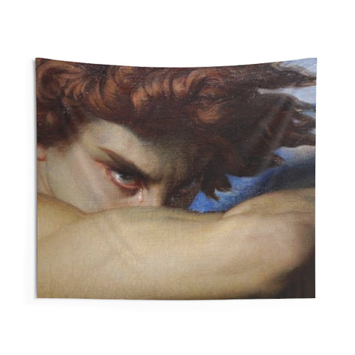 Fallen Angel Tapestry by Alexandre Cabanel