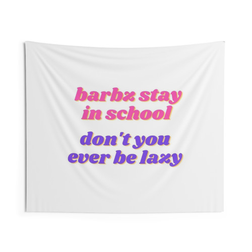 Nicki Minaj Barbz Stay in School Tapestry
