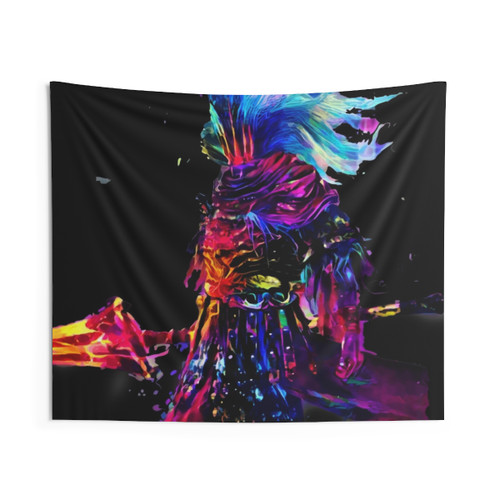 Nameless Synthwave King Tapestry - Fantasy Art Wall Hanging