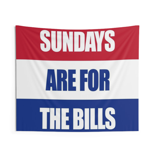 Sundays Are For The Buffalo Bills NFL Tapestry