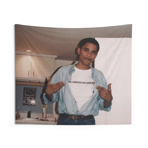 Obama Tapestry Featuring the American Dream