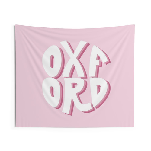 Ole Miss Rebels Circle Oxford Tapestry