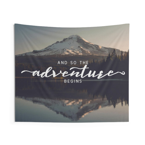 Mountain landscape wall tapestry