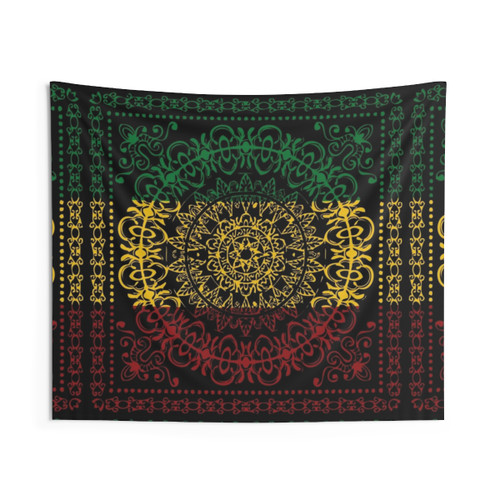 Rasta Paisley Tapestry Wall Hanging