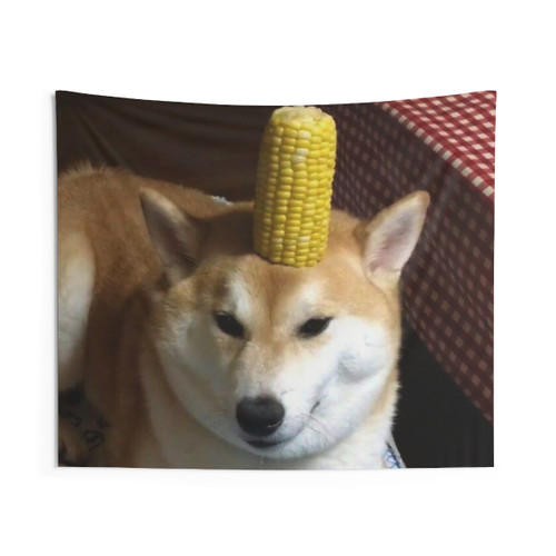 Corn Dog Shiba Inu Tapestry