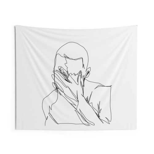 Frank Ocean Blonde Line Art Tapestry