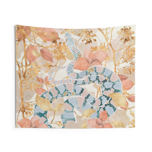 Coral Spring Garden Tapestry Wall Art