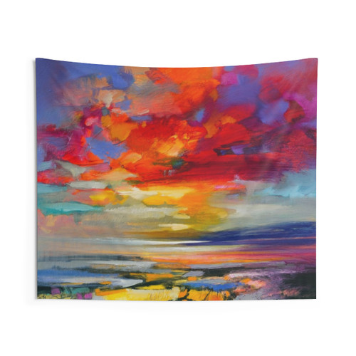 Vivid Light 2 Scottish Landscape Tapestry by Artist Scott Naismith