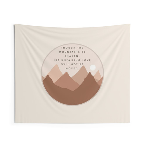 Unfailing Love Bible Verse Tapestry