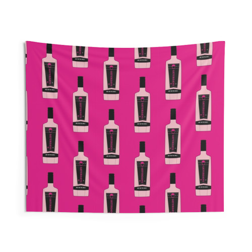 Pink Whitney Saturdays Pattern Tapestry