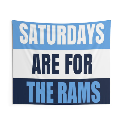 URI Saturdays Tapestry - Blue and Teal College Wall Decor