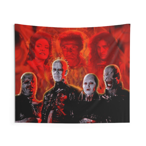 Hellraiser Cenobites Pinhead Puzzle Box Tapestry