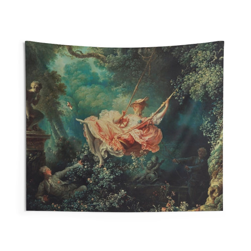 The Swing Painting by Jean-Honoré Fragonard Tapestry