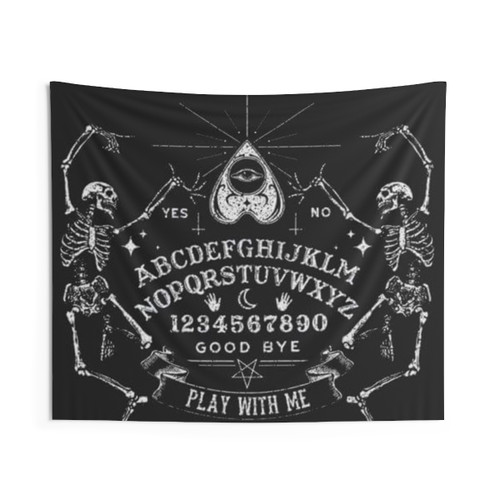 Ouija Tapestry - Haunting Spirit Board Wall Decor