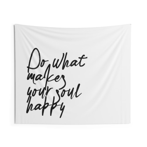 Scandi Tapestry with Inspirational Quote