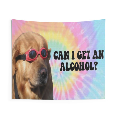 Nick Miller Dog Goggles Tapestry