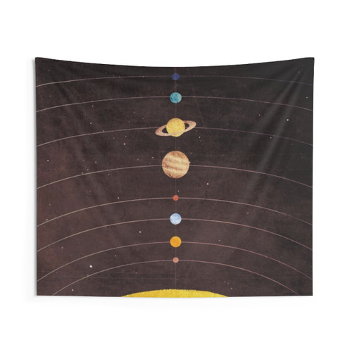Beautiful solar system tapestry wall hanging