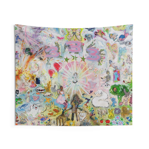 Drain Gang Bladee 333 Album Cover Tapestry