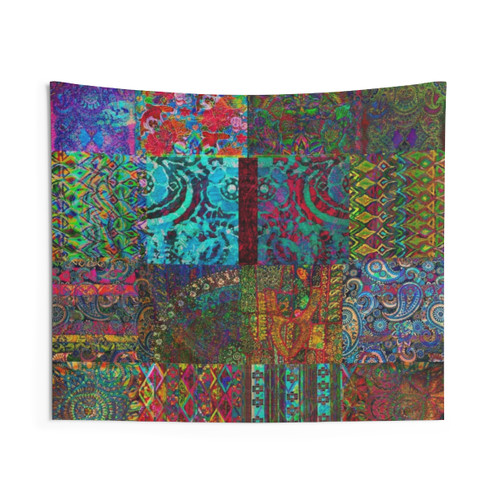 Bohemian Wonderland Tapestry - Colorful Boho Wall Hanging