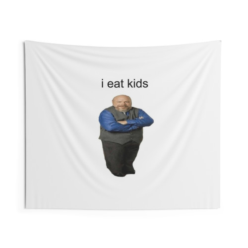 Funny Bertram Eats Kids Tapestry