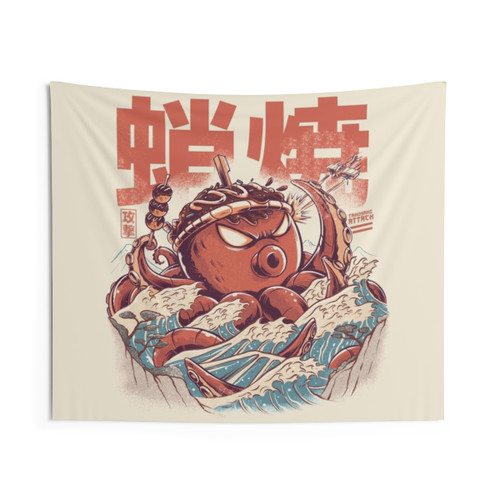 Takoyaki Attack Anime Tapestry