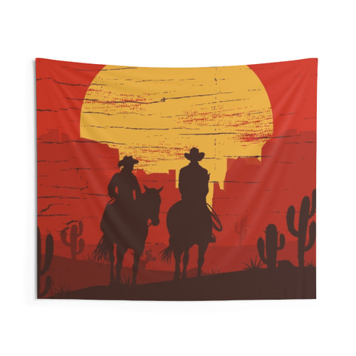 Cowboys of the Wild West Journey Tapestry