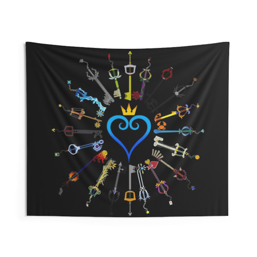 Kingdom Hearts Keyblade Tapestry