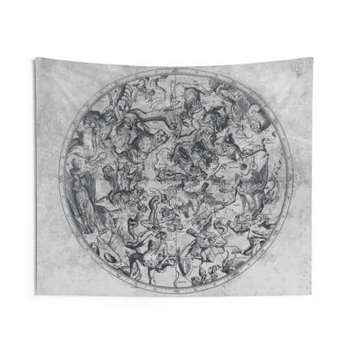 Vintage Constellation and Astrology Tapestry