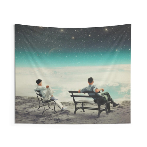 Vintage Tapestry Art - You Were There, in my Deepest Silence